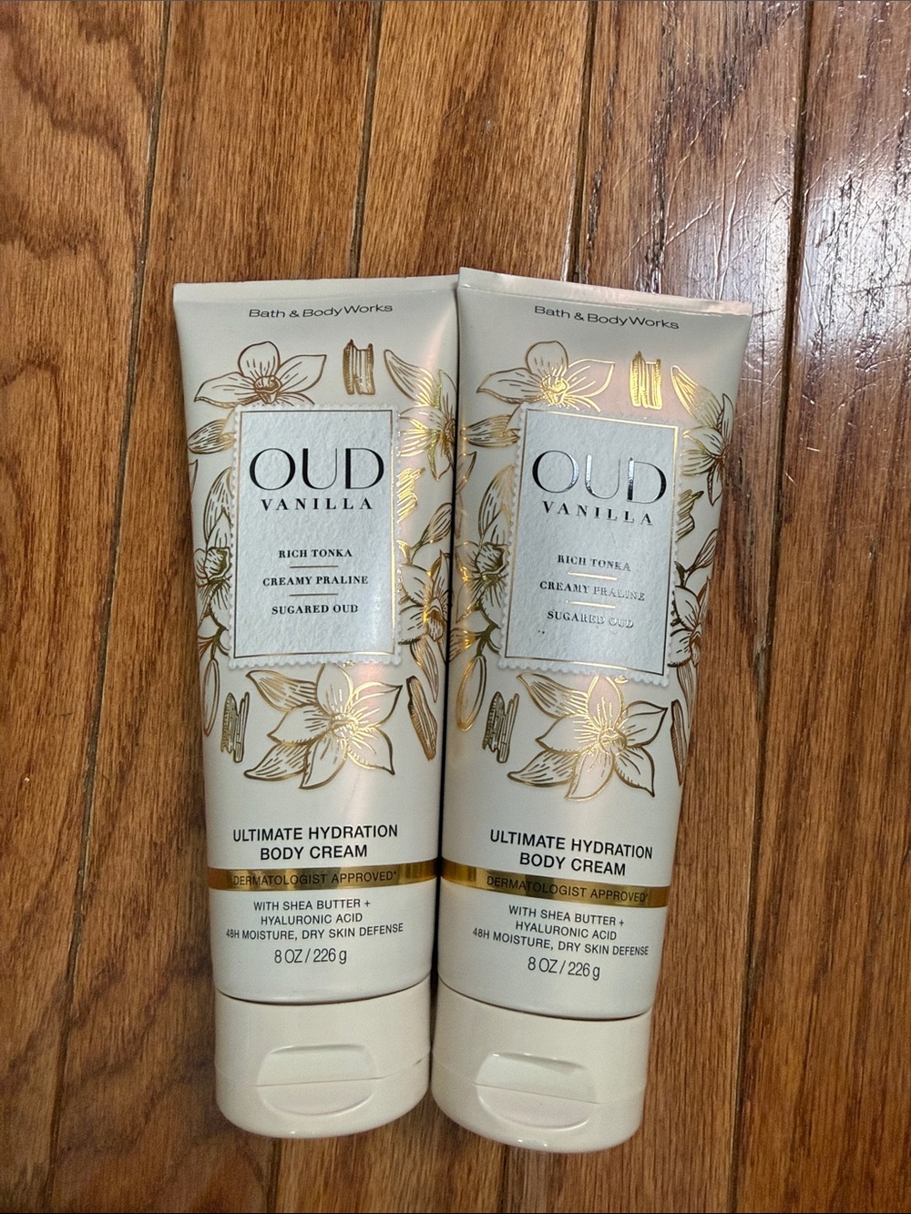 BBW 2pc OUD Vanilla body cream